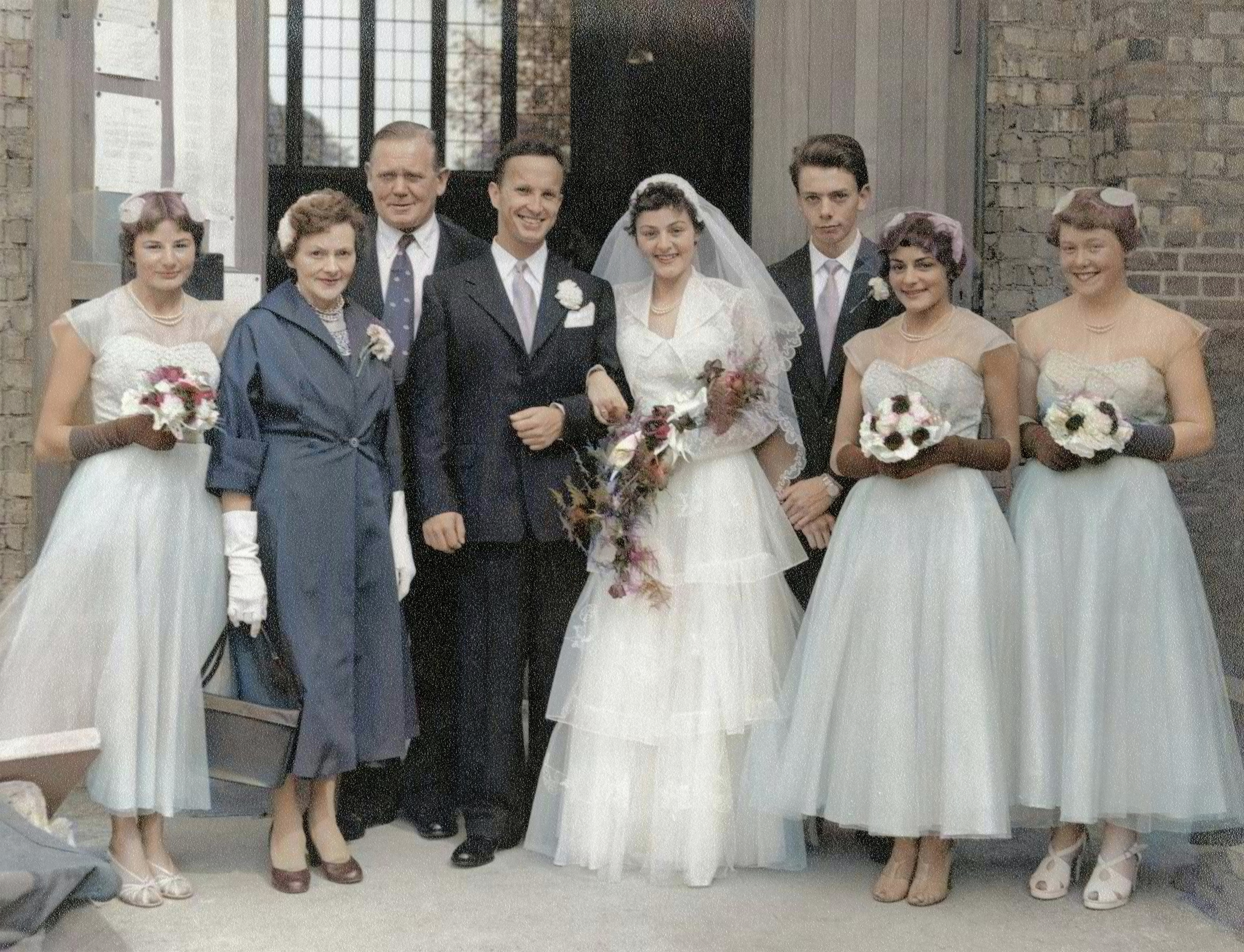 Mum & Dad wedding portrait #10